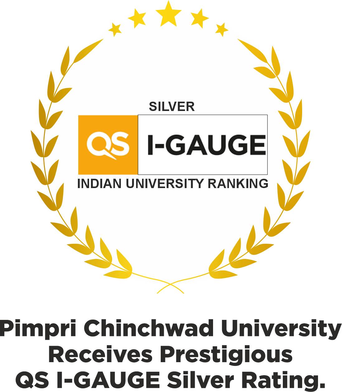 Pimpari Chinchwad University receives prestigious QS I-Gauge Silver Rating